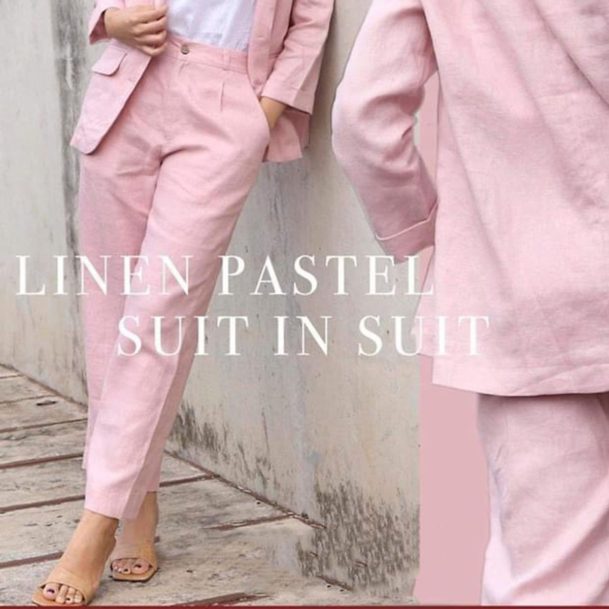 Quần linen ống rộng trẻ trung