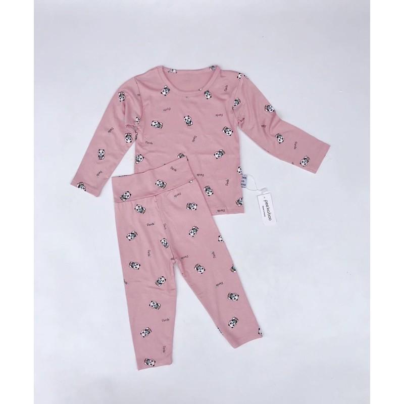 Bộ dài cạp cao panda nón gấu