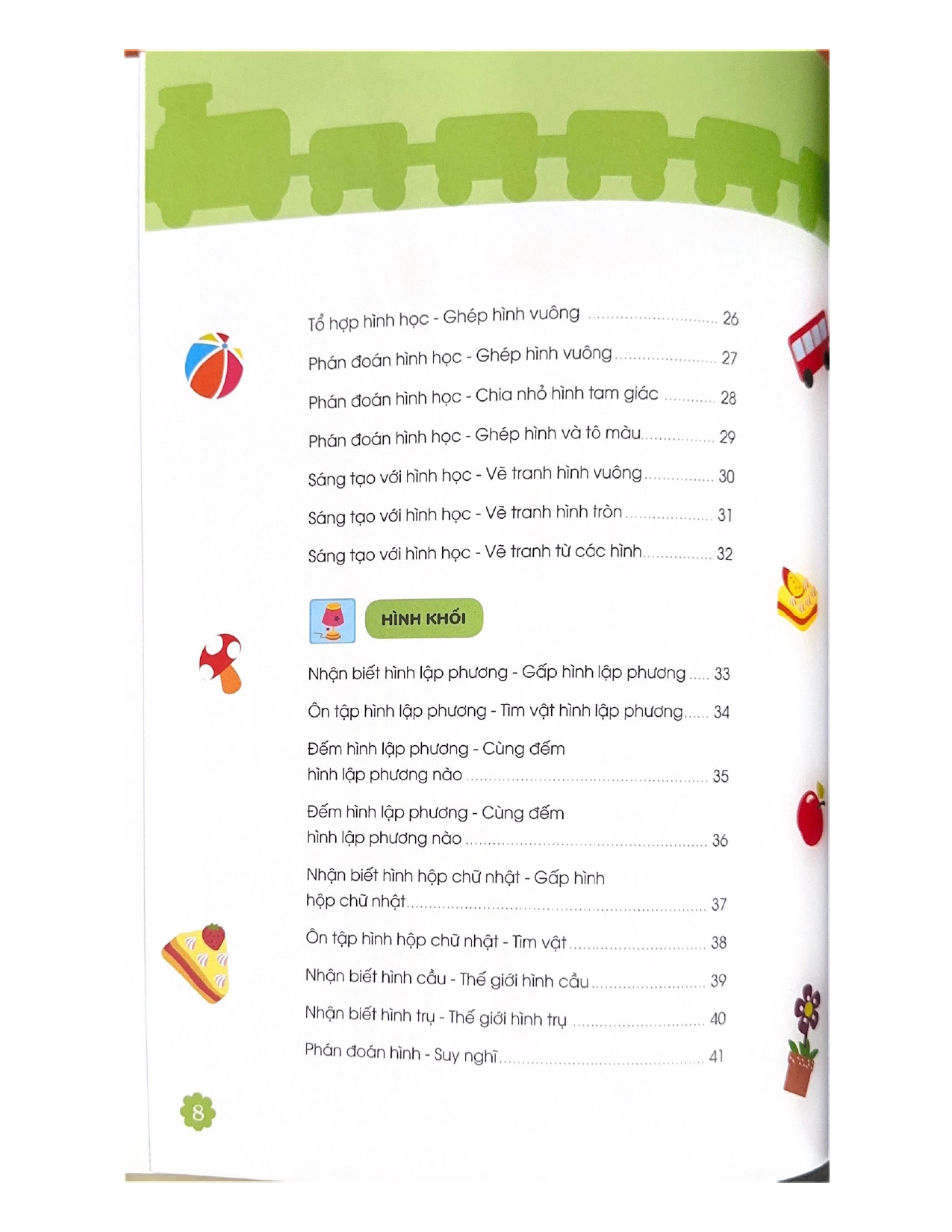 Thiên Tài Toán Học (5 - 6 Tuổi ) - Phát Triển Tư Duy Hình Học