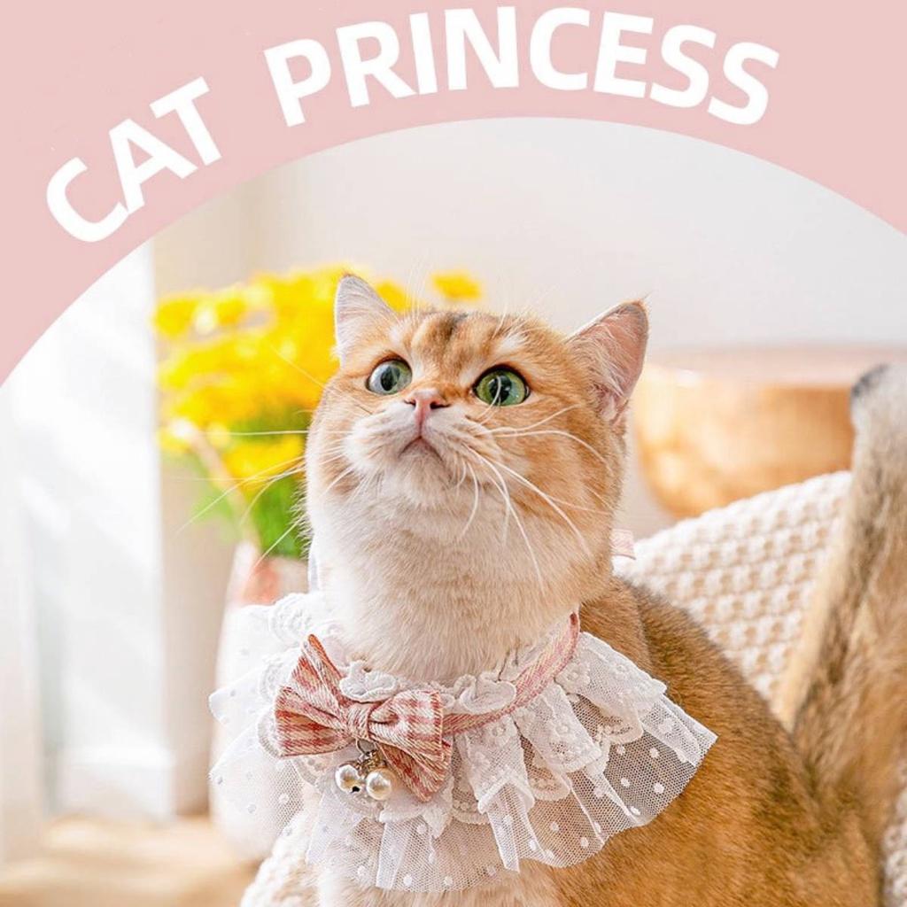 Áo yếm cho chó mèo mẫu công chúa đáng yêu