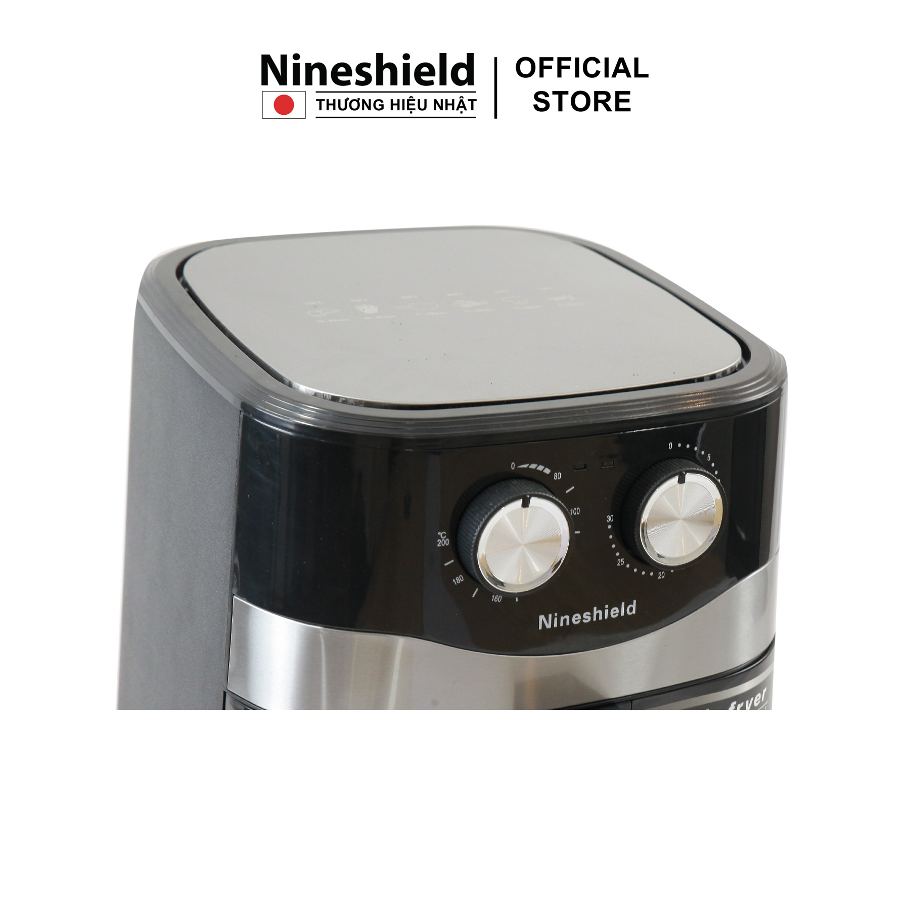 Nồi Chiên Không Dầu 10.5L Nineshield Loại Cơ KB-8002M - Hàng chính hãng