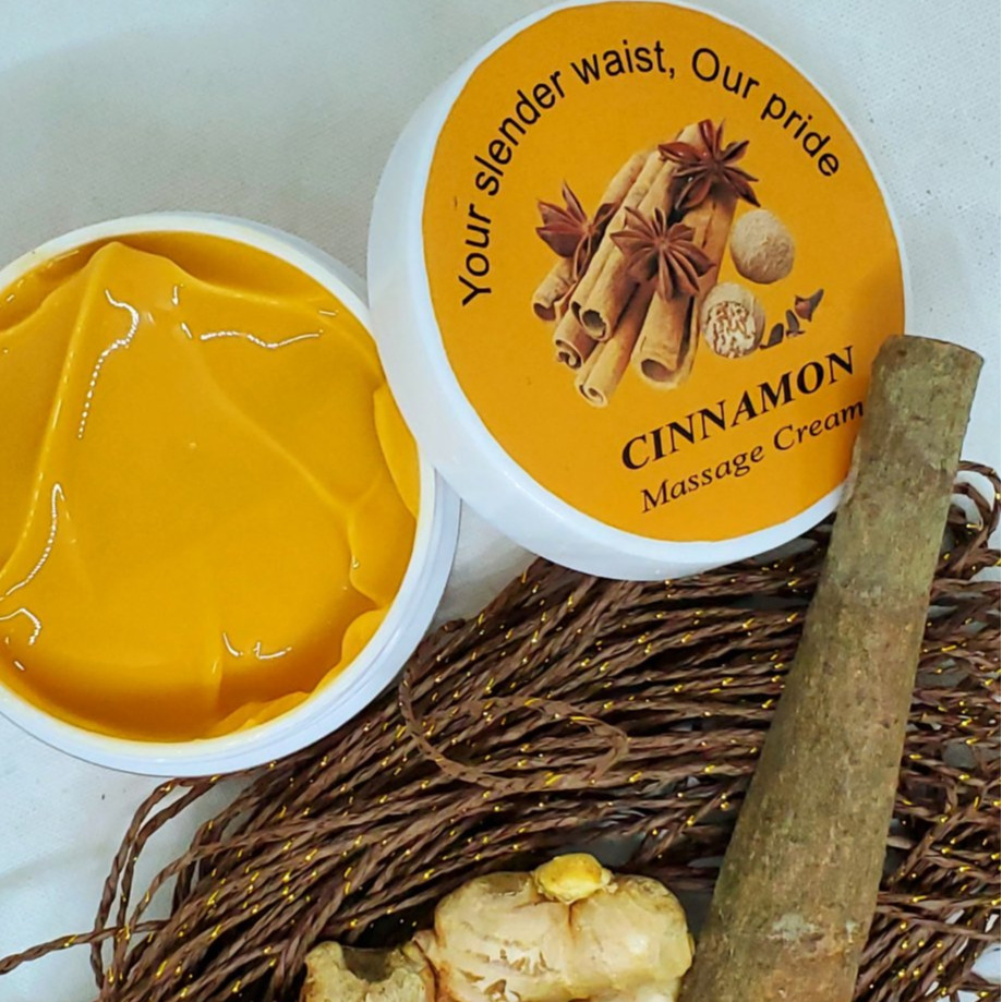 Kem Massage Tan Mỡ Bụng Cinnamon Lenty 300g (Cao Quế)