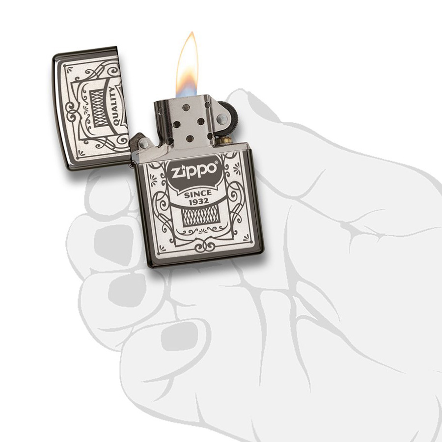 Zippo 29425 Quality Zippo Black Ice