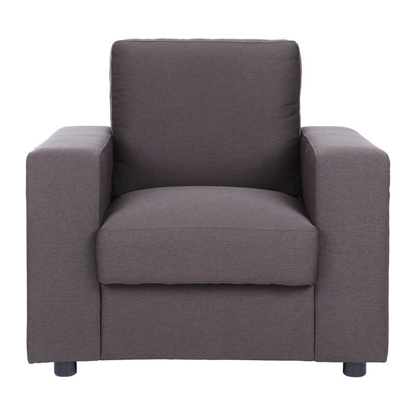 Sofa Vải 1 Chỗ Calvin/L Juno Sofa - Nâu