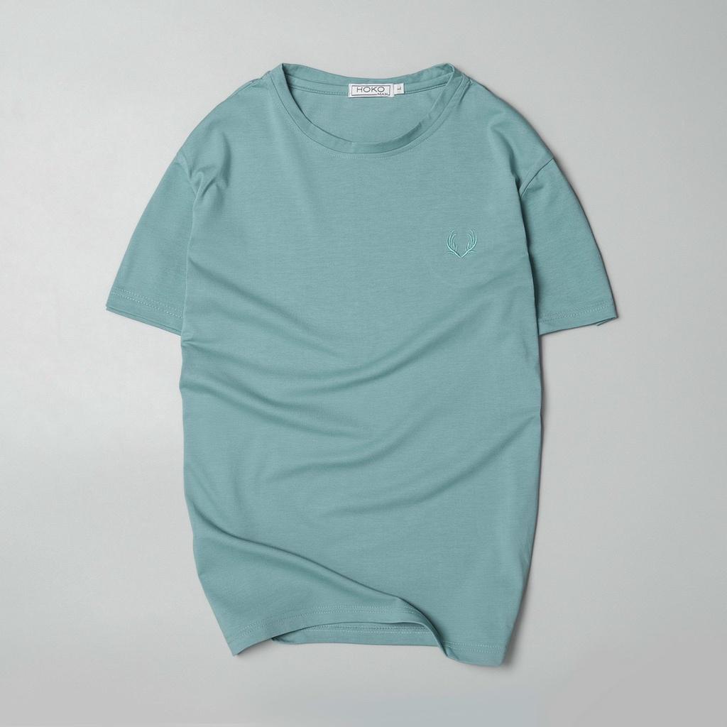 Áo Thun Nam Cổ Tròn vải Cotton co giãn dày dặn phông trơn basic tay ngắn nhiều màu THỜI TRANG NAM 1986