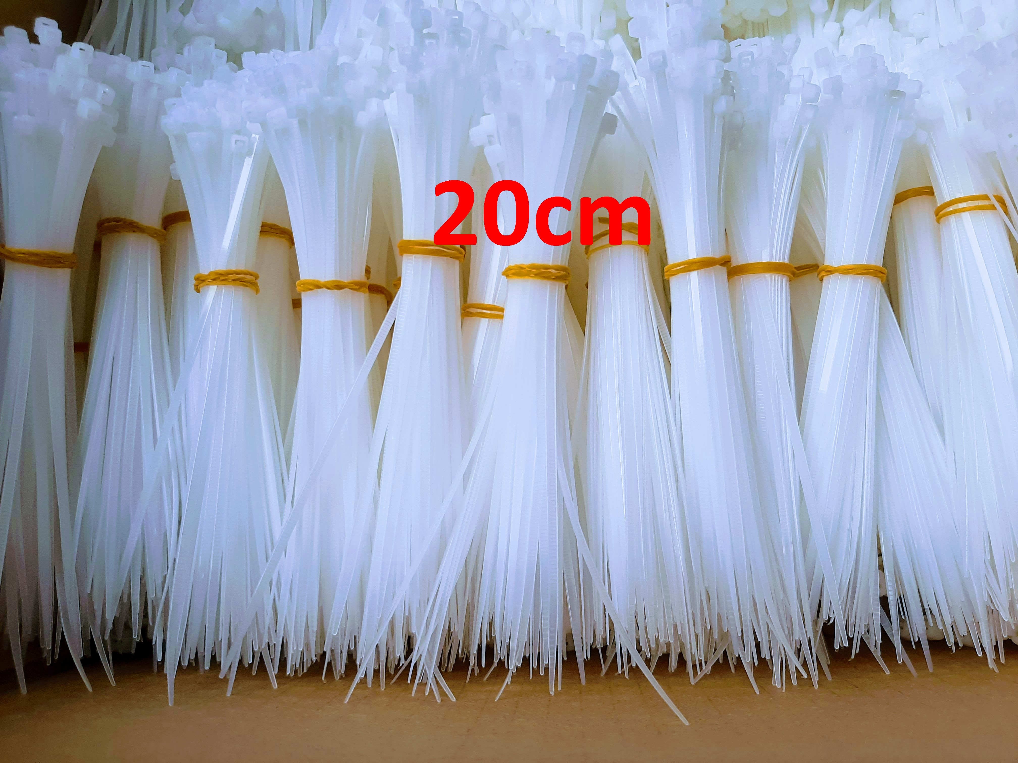 1 Kg Dây Rút Nhựa Thít Nhựa Kích Thước 20cm Chất Liệu Nylon PA66 Cao Cấp