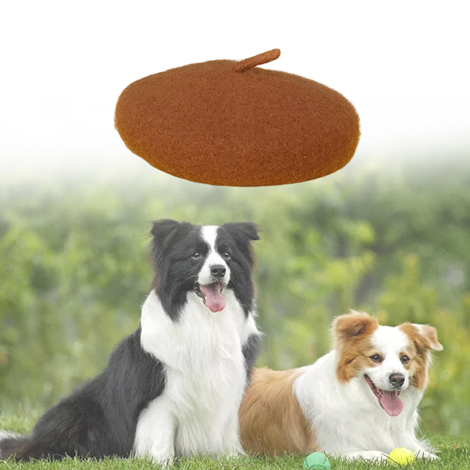 Dog Cat Wool Yard Hat Durable Adjustable Elastic Rope Costume Warm