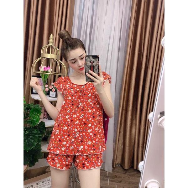 Set đồ bộ nữ cao cấp dễ thương mặc nhà lụa satin mềm mịn thoáng mát AN40 - D'Lavia