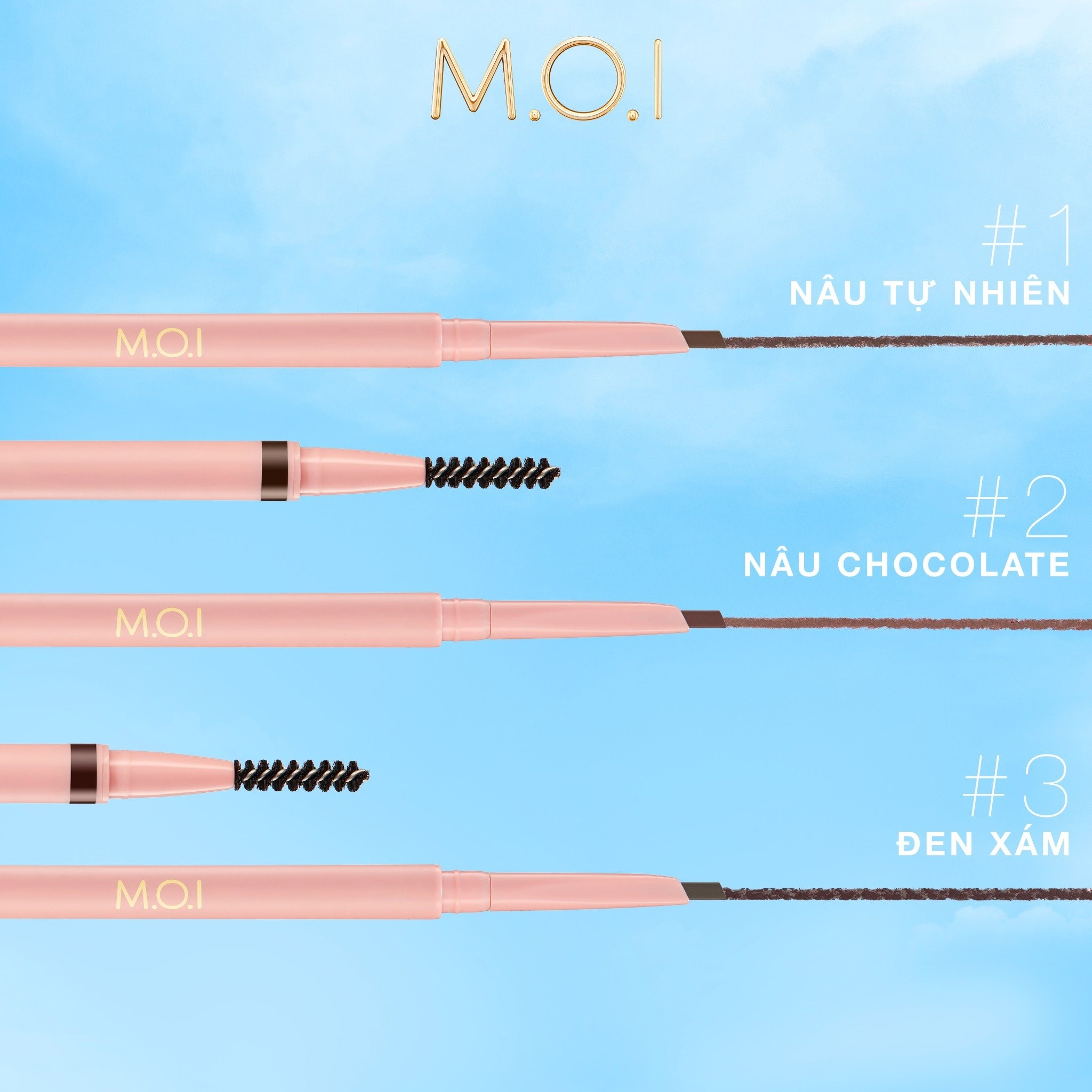 Chì Kẻ Mày PERFECT SHAPE EYEBROW M.O.I by Hồ Ngọc Hà (2023)