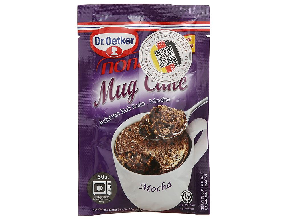 Bột Làm Bánh Mug Cake Mocha Dr. Oetker 50g