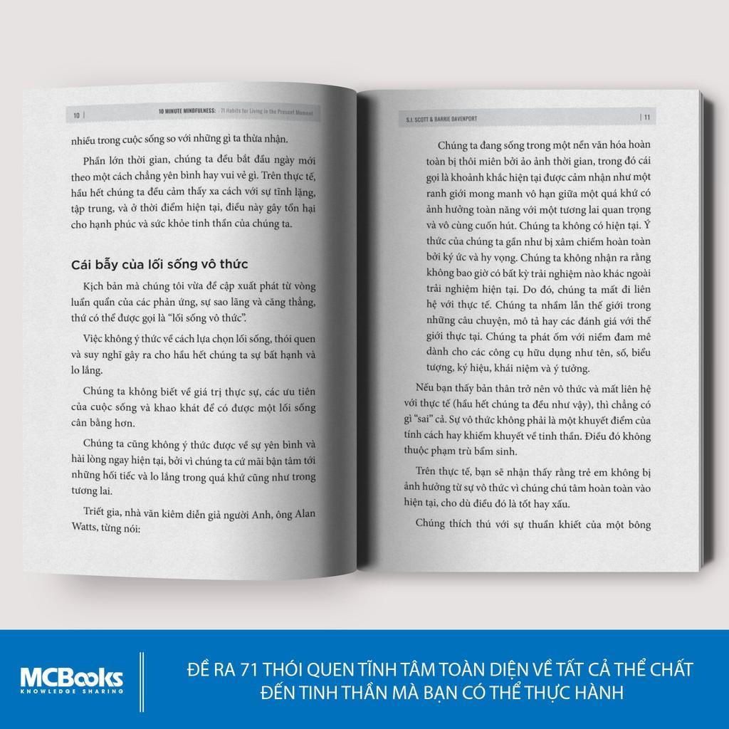 10 Phút Tĩnh Tâm - 71 Thói Quen Cân Bằng Cuộc Sống Hiện Đại - Bản Quyền