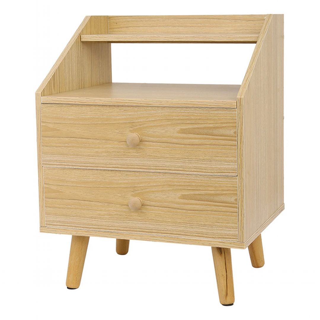 Kệ gỗ đầu giường hiện đại SMLIFE Northgate | Gỗ MDF dày 17mm chống ẩm | D40xR35xC55cm