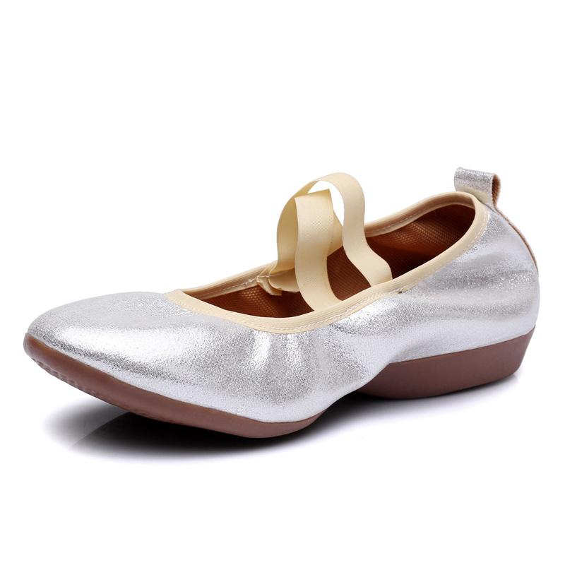 Giày khiêu vũ mềm mại Phụ nữ giày ba lê thoáng khí Color: Style B Shoe Size: 39 (feet 24 cm)