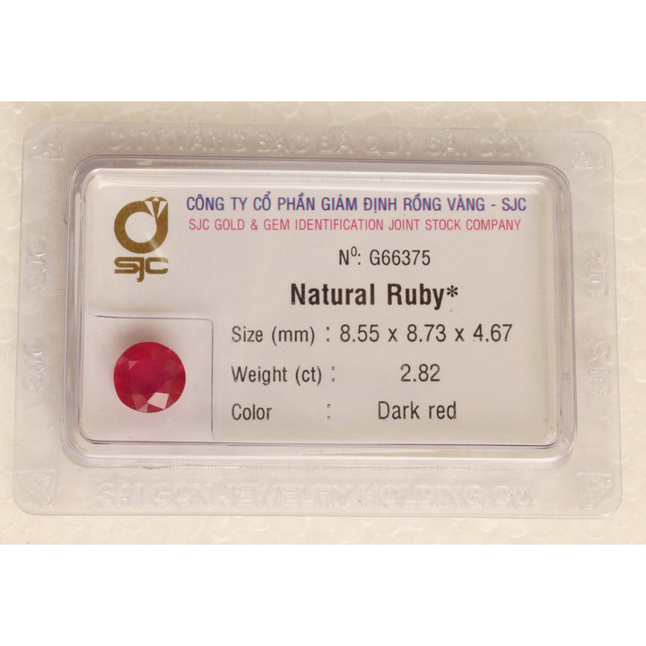 Viên đá phong thủy tự nhiên Ruby RBG1.02