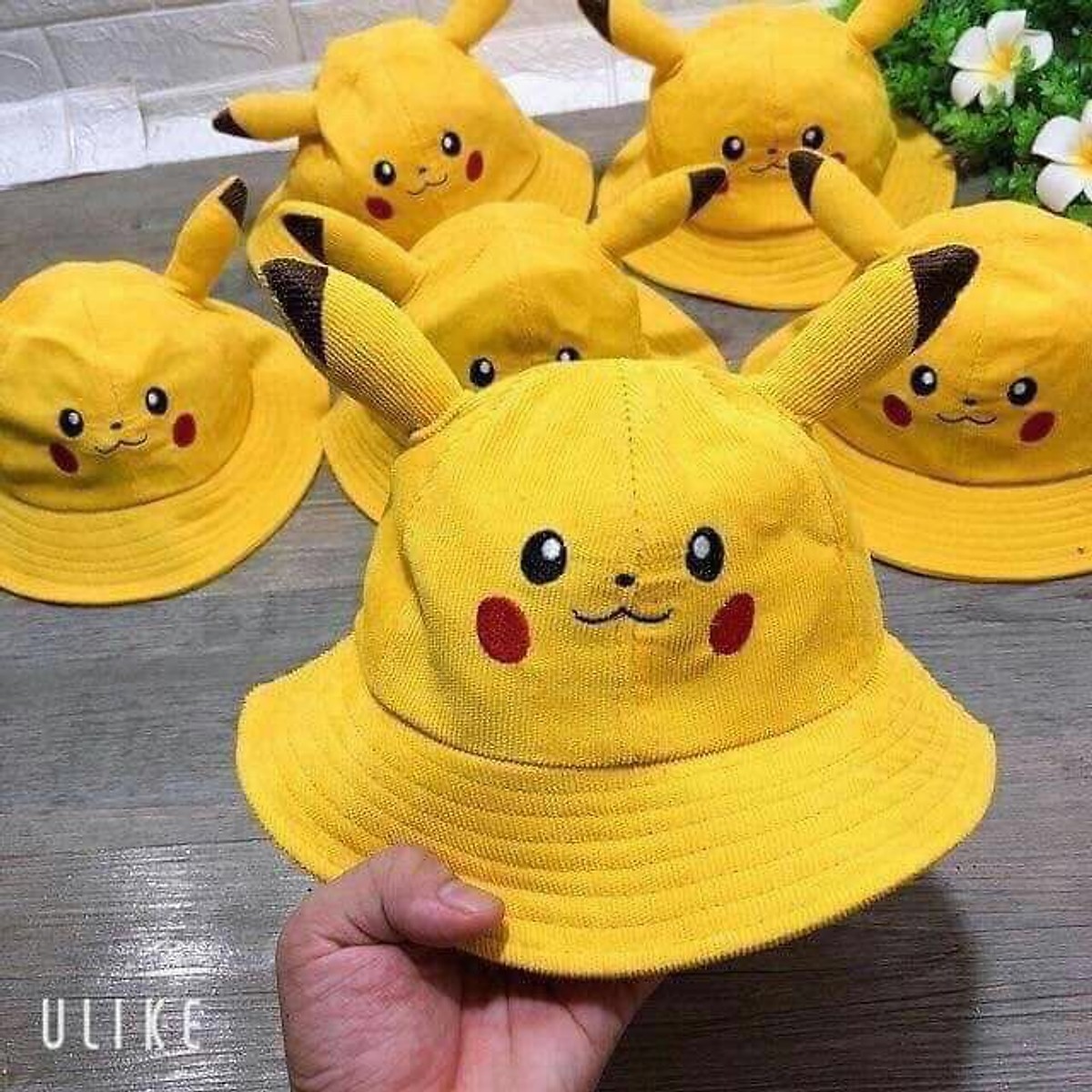 Mũ tai bèo Pikachu cho bé