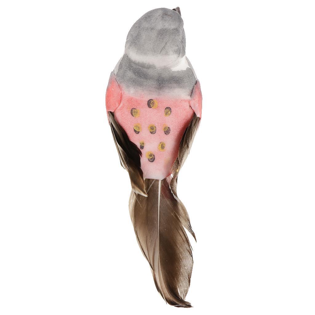 3- Artificial Realistic Birds Figure Outdoor Garden Home Decoration Clamp