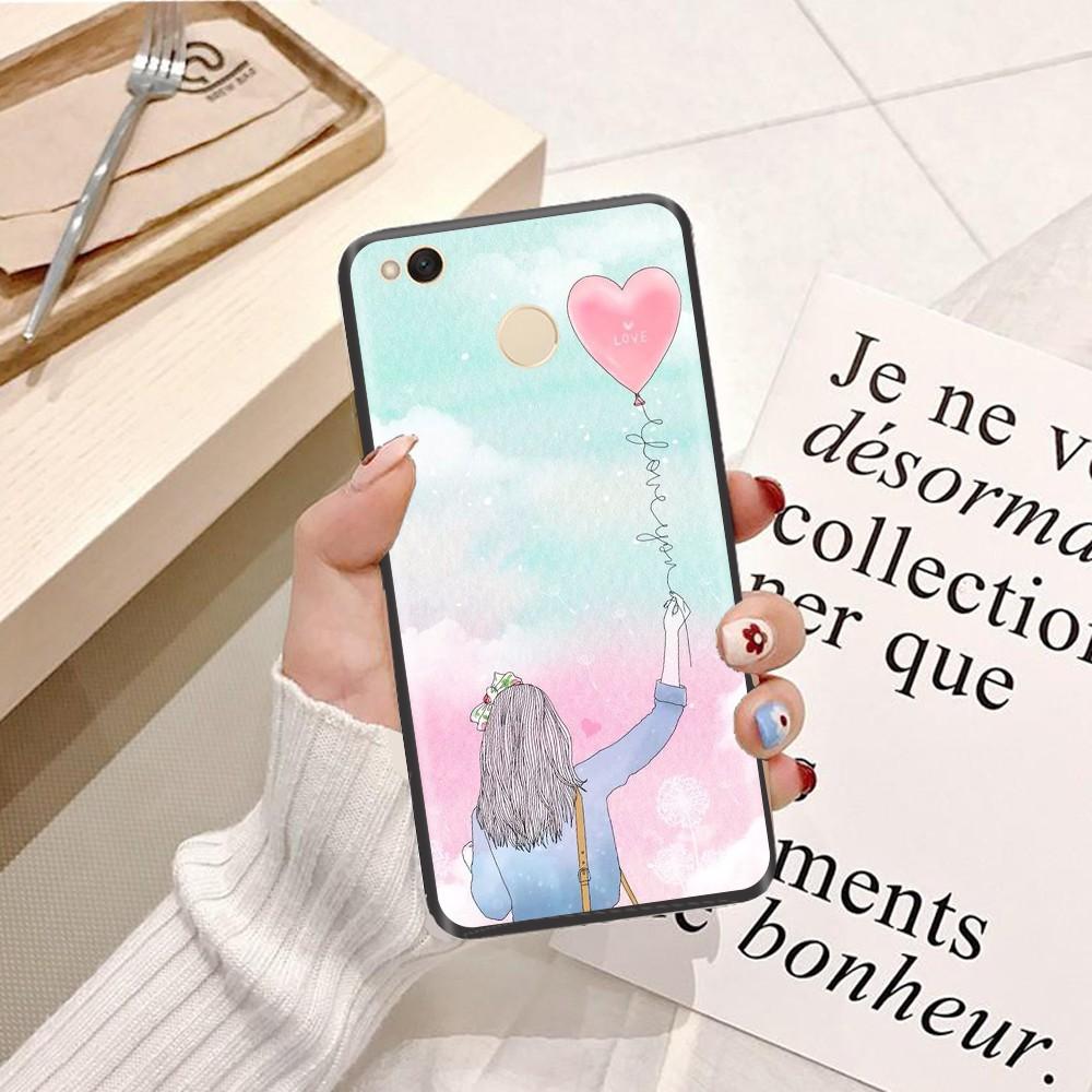 Ốp lưng dành cho điện thoại Xiaomi Redmi 8A Viền dẻo TPU hình Phía Sau Cô Gái