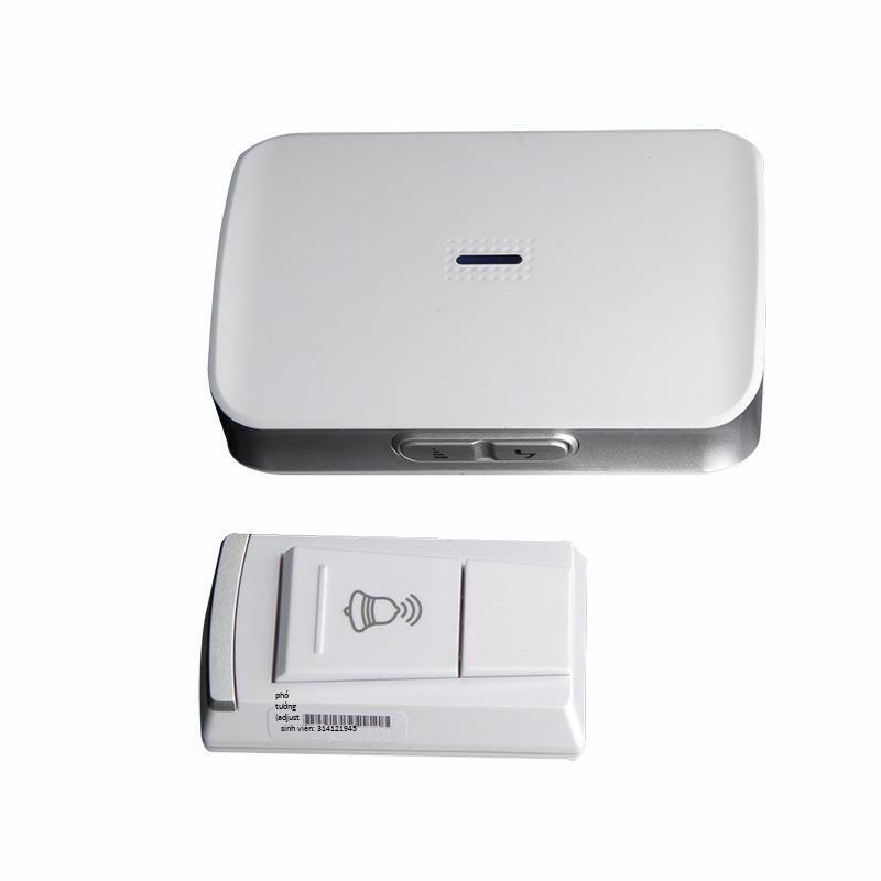 Kiểu mới nhất của chuông cửa không dây gia đình loại pin DC one-to-one tất cả trong một không dùng pin chuông cửa không dây chống thấm nước