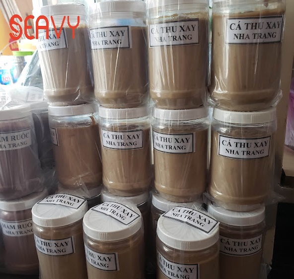 Đặc Sản Nha Trang -Mắm Cá Thu Xay Hương Vị Trọn Vẹn Từ Đại Dương, Đỉnh Cao Ẩm Thực Seavy Hộp 500g