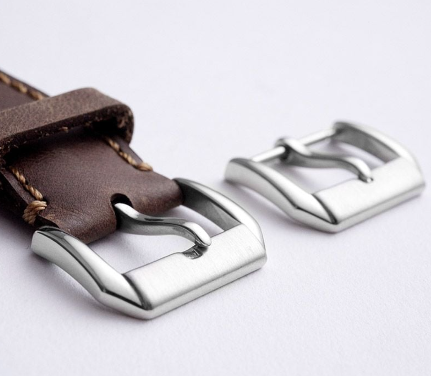 Dây đồng hồ chất liệu da bò, hiệu Khắc Tên - Hàng chính hãng