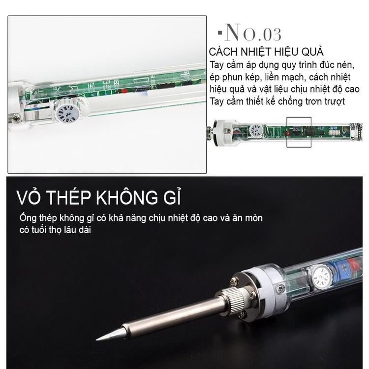 Mỏ Hàn Điều Chỉnh Nhiệt Độ NO 907 220V 60W