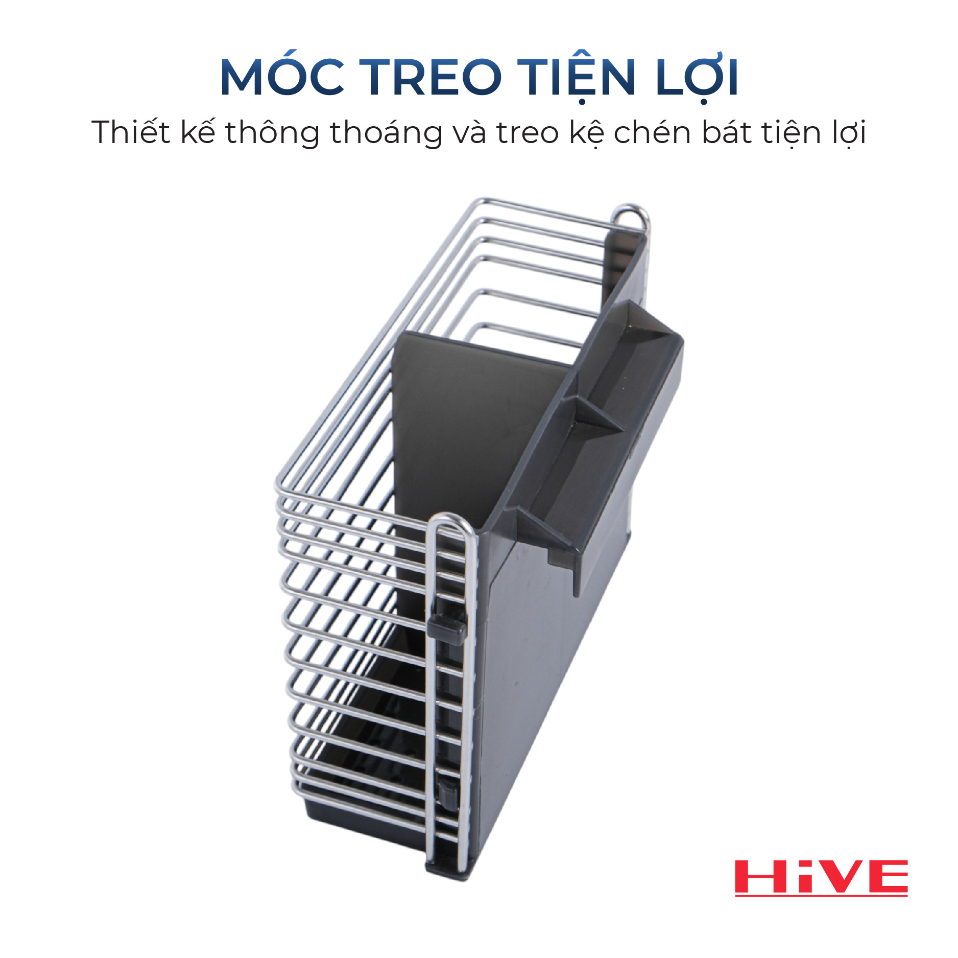 Hộp (ống) đựng đũa muỗng inox 304 HiVE Mix