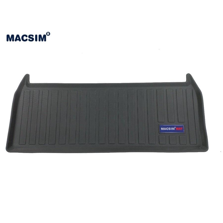 Thảm lót cốp xe ô tô KIA Carnival chất liệu nhựa TPV cao cấp màu đen