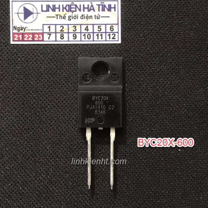 Đi ốt diode BYC20X-600 BYC20X600 2060 20A 600V (thay thế 15ETH06FP)