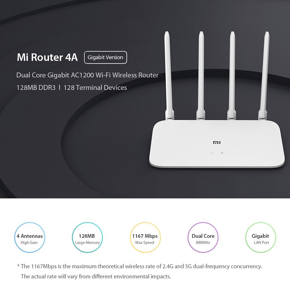 Bộ Phát Sóng WiFi Xiaomi Router 4A_Hàng Nhập Khẩu