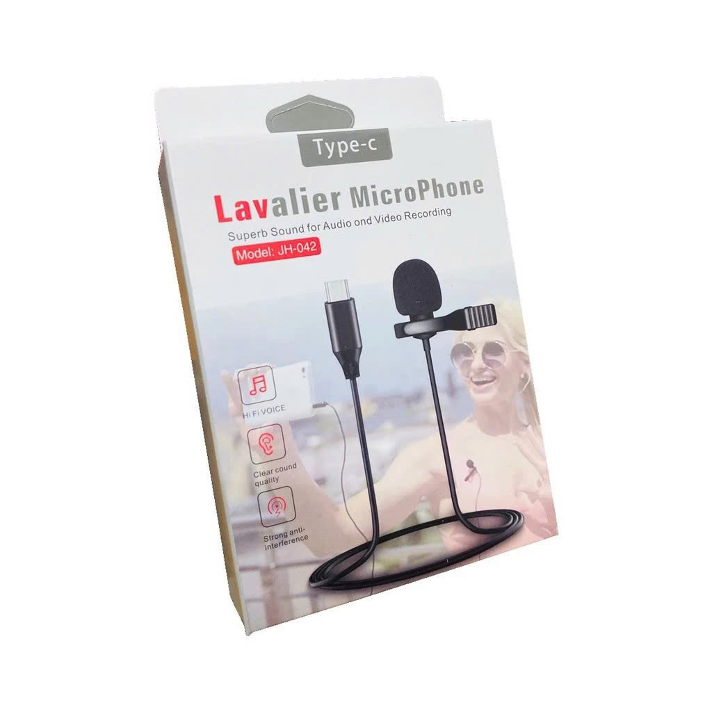 Micro Cho Điện Thoại, Máy Tính Bảng Android Cổng Type-C Thu Âm To, Rõ, Tương Thích Nhiều Dòng Điện Thoại - Hàng chính hãng