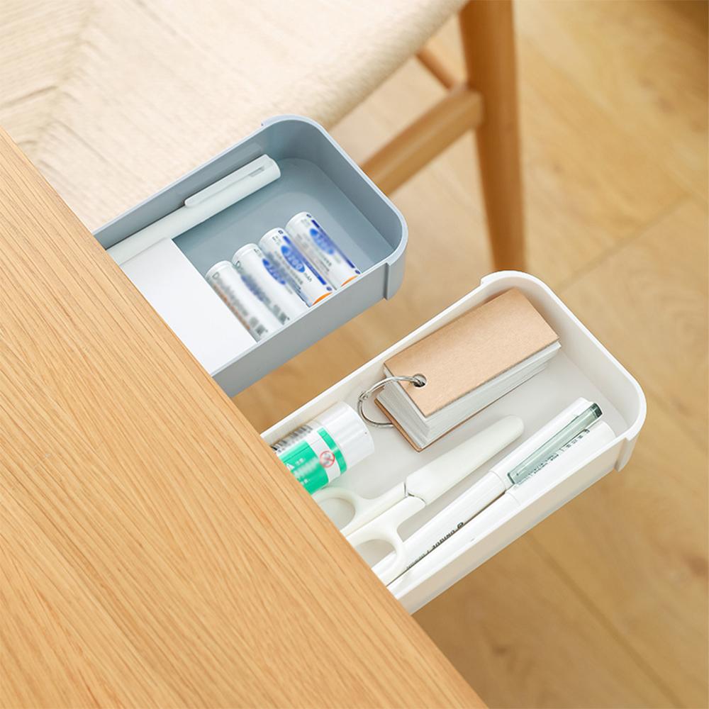 Ngăn kéo dán dưới bàn, đựng bút và vật dụng, tăng khả năng lưu trữ, tiện lợi