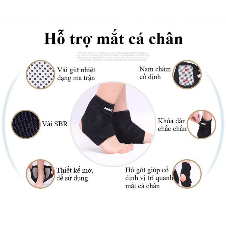 Đai cố định bảo vệ mắt cá chân AOLIKES – 1050 ( 1 đôi)