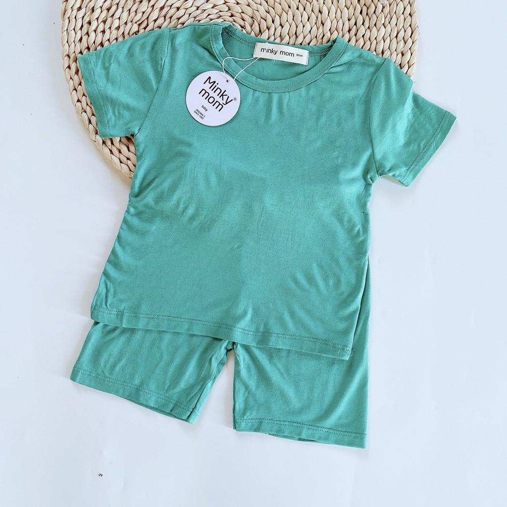 Bộ Cộc Tay Thun Lạnh MinKy Mom Cho Bé Trai Bé Gái