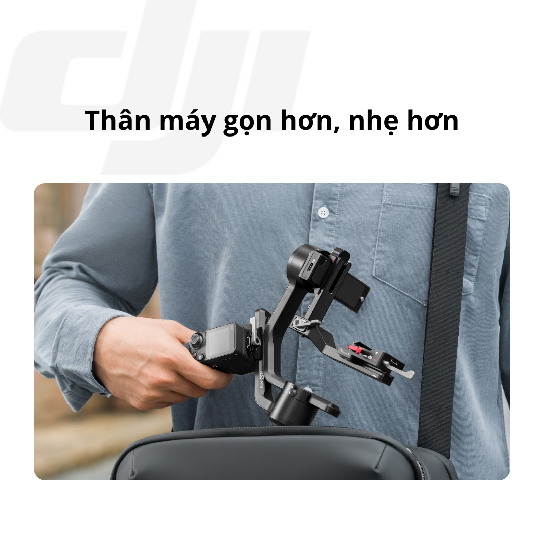 Gimbal máy ảnh DJI RS 3 Mini gọn nhẹ tải trọng 2kg (DJI RS 3 Mini) - Hàng chính hãng