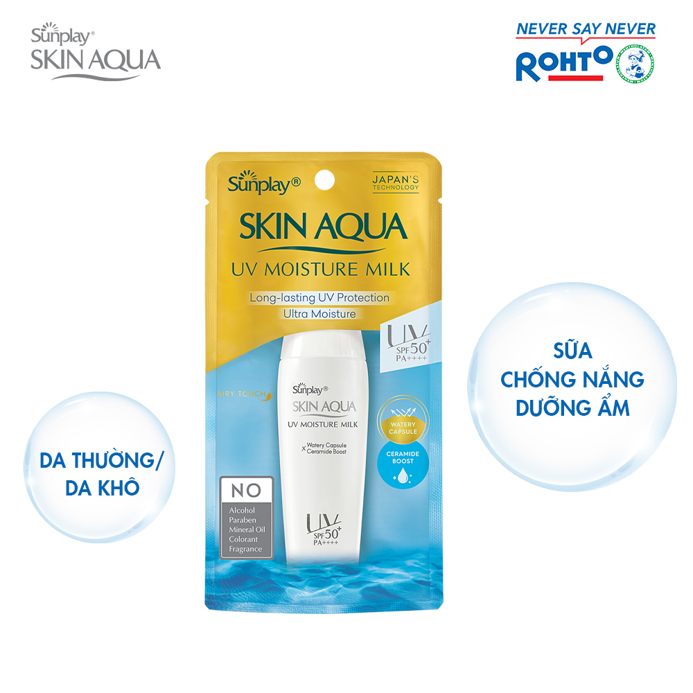 Sữa Chống Nắng Hằng Ngày Dưỡng Da Giữ Ẩm Sunplay Skin Aqua UV Moisture SPF50+ PA+++