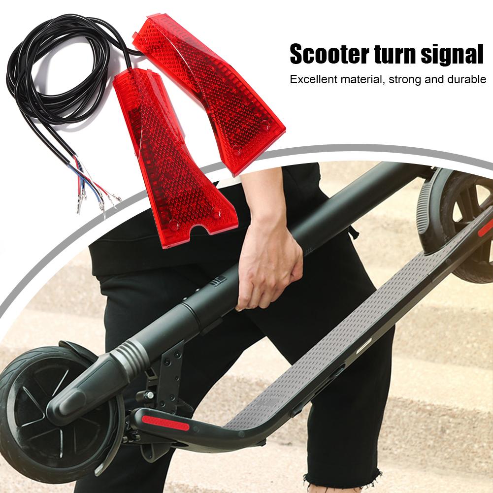 Bộ đèn báo rẽ xe tay ga Đèn báo xe máy Blinker Light Đèn cho KUGOO M4 PRO Kick Scooter Phụ kiện Bộ phận đèn phía sau Màu sắc: Như hình