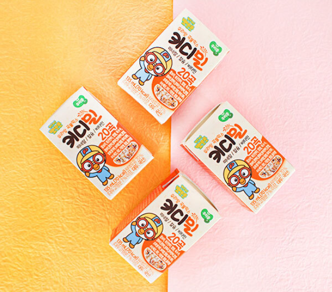(Date 2026) Thùng 24 Hộp Sữa Hạt Pororo Hàn Quốc Pha Sẵn Dung Tích 135ml/ Hộp Cho Bé