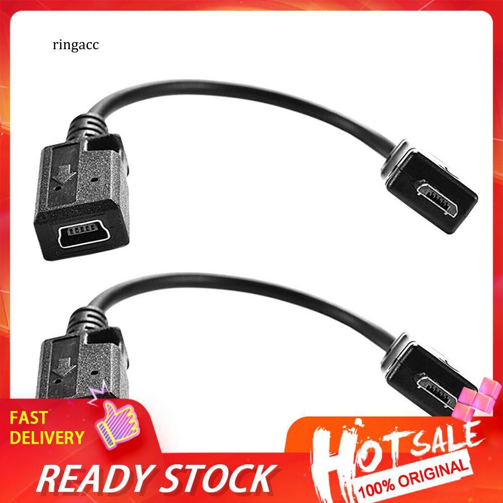 2 Cáp Chuyển Đổi 5 Pin Micro Usb Đực Sang Mini Usb Female