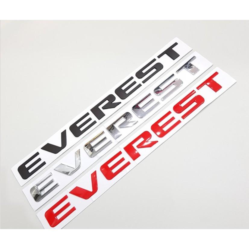 Chữ Nhựa 3D Ford Everest Dán Cabo Cao Cấp