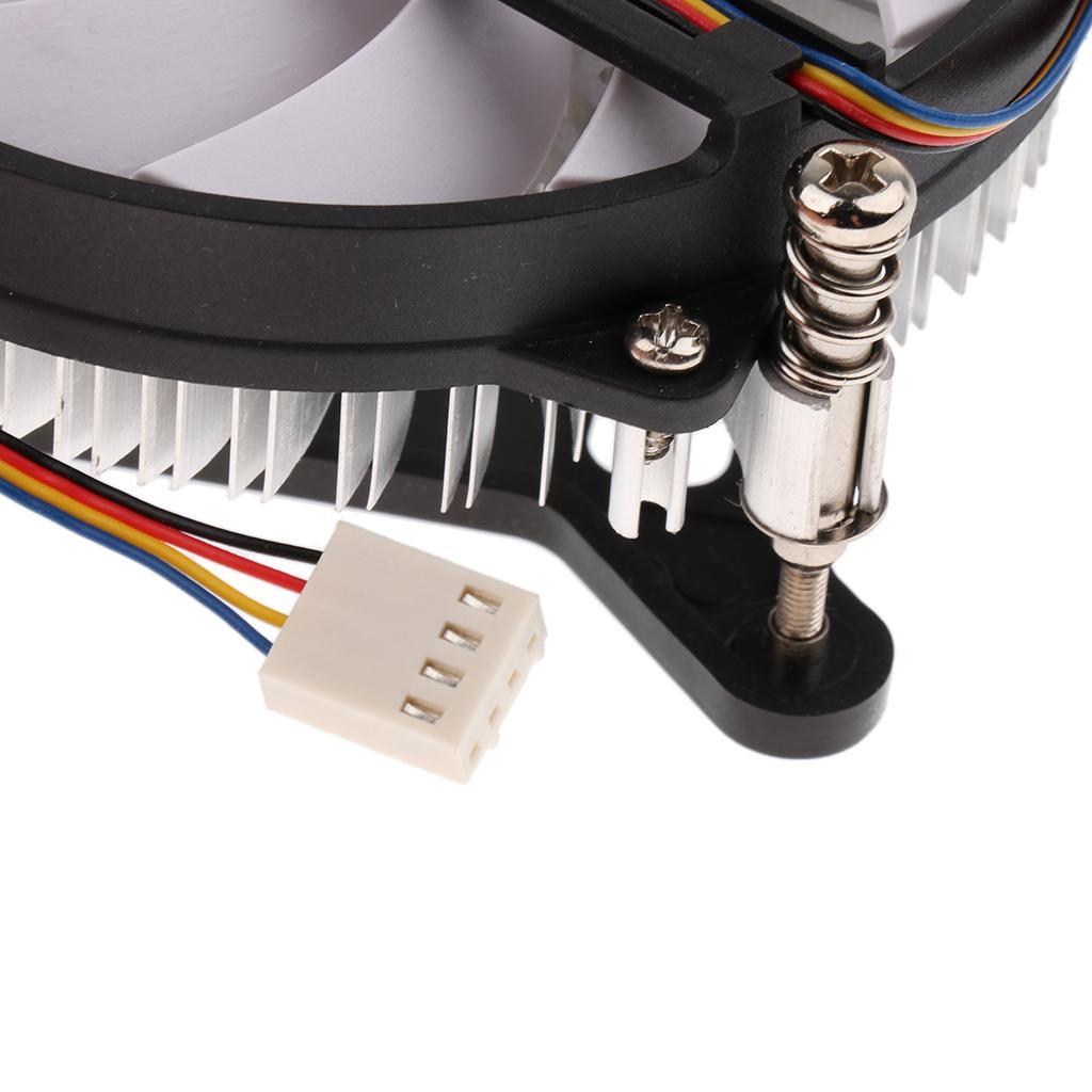 4 Pins Computer CPU Cooling PWM Fans Case Quiet Black