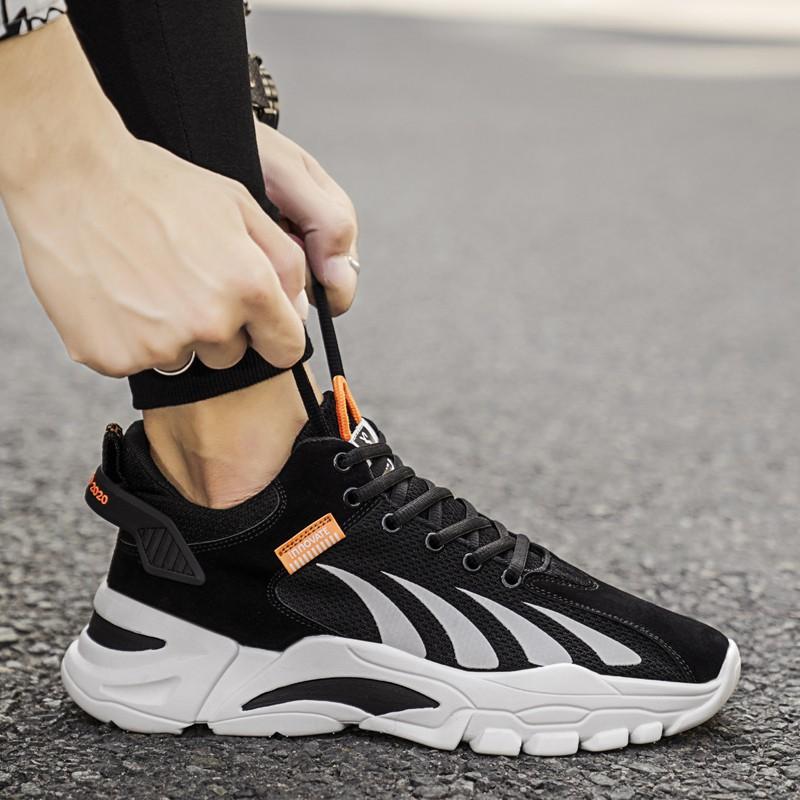 Giày thể thao unisex chất liệu thoáng khí thích hợp dùng để chạy bộ size 39-44