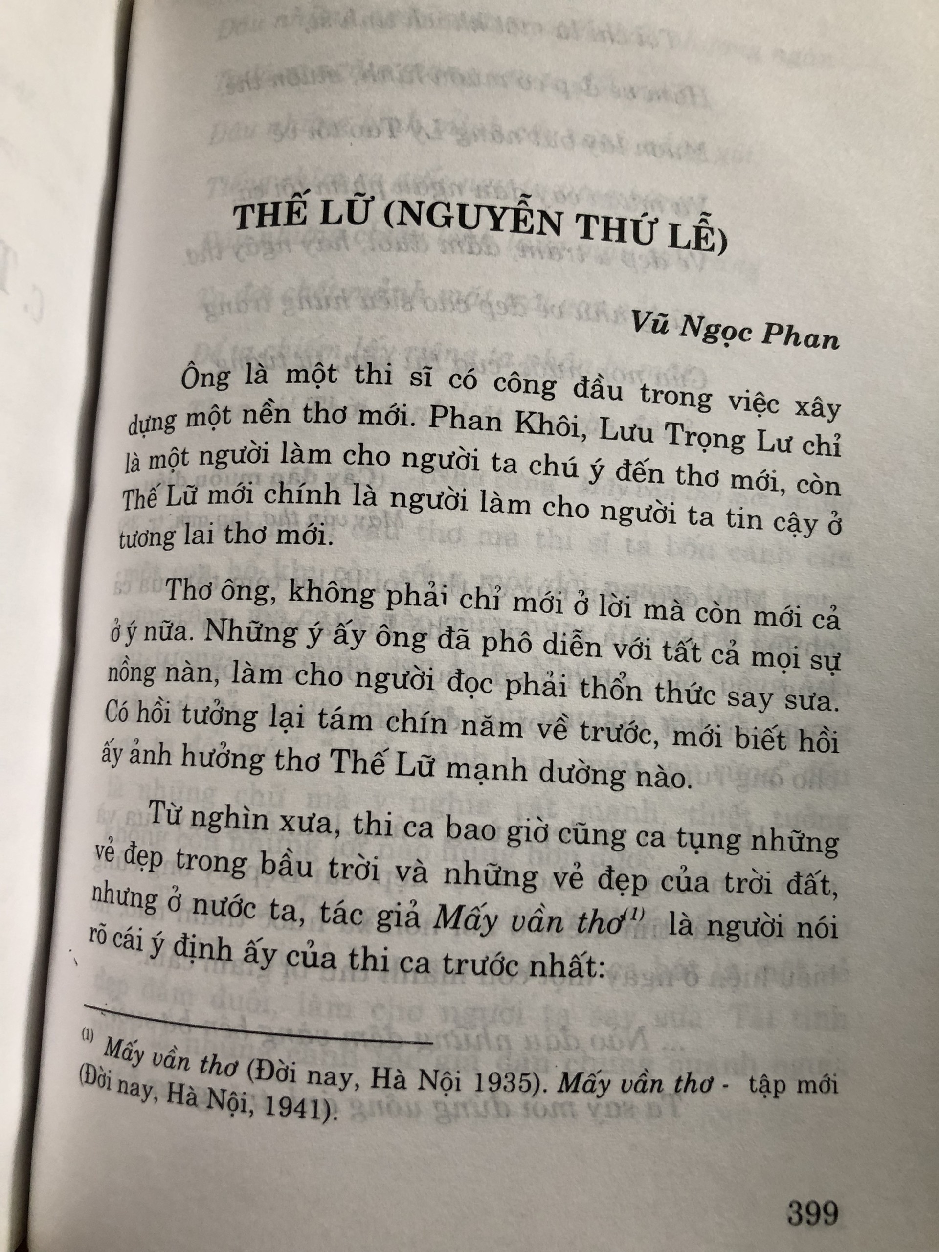 100 Năm Thế Lữ (Ấn Bản Kỷ Niệm) - Sách Bìa Cứng