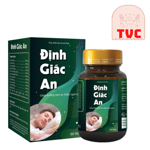 Viên Uống Định Giấc An Hỗ Trợ Dưỡng Tâm An Thần,Giúp Ngủ Ngon,Dễ Ngủ