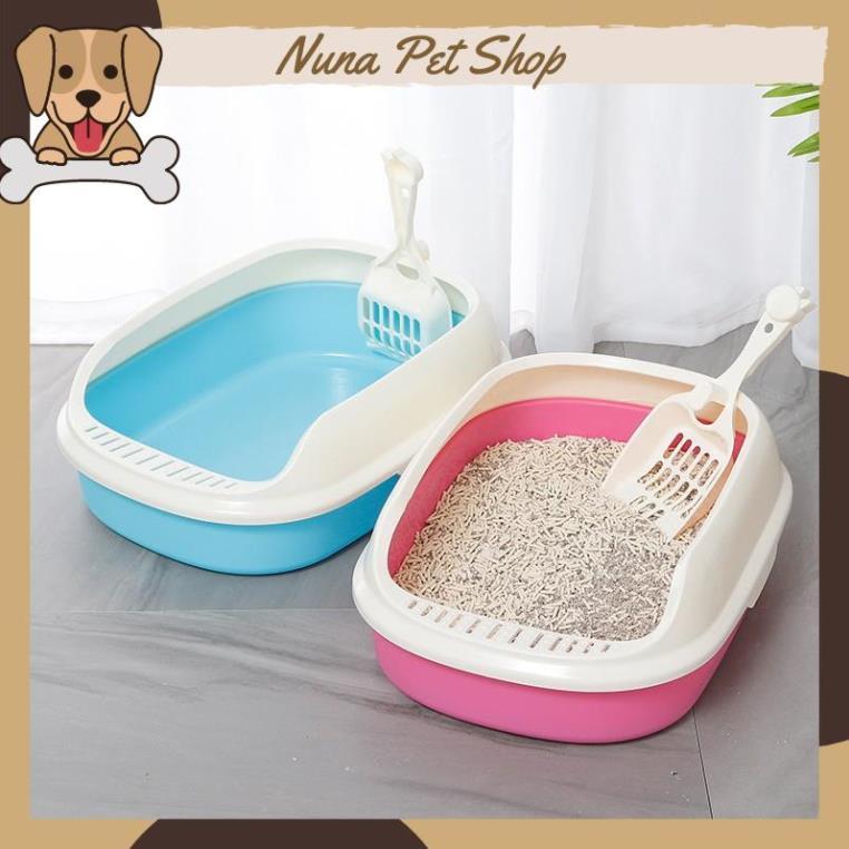 Khay vệ sinh cho thú cưng kích thước 40*29*13,5cm (Tặng kèm xẻng xúc cát)