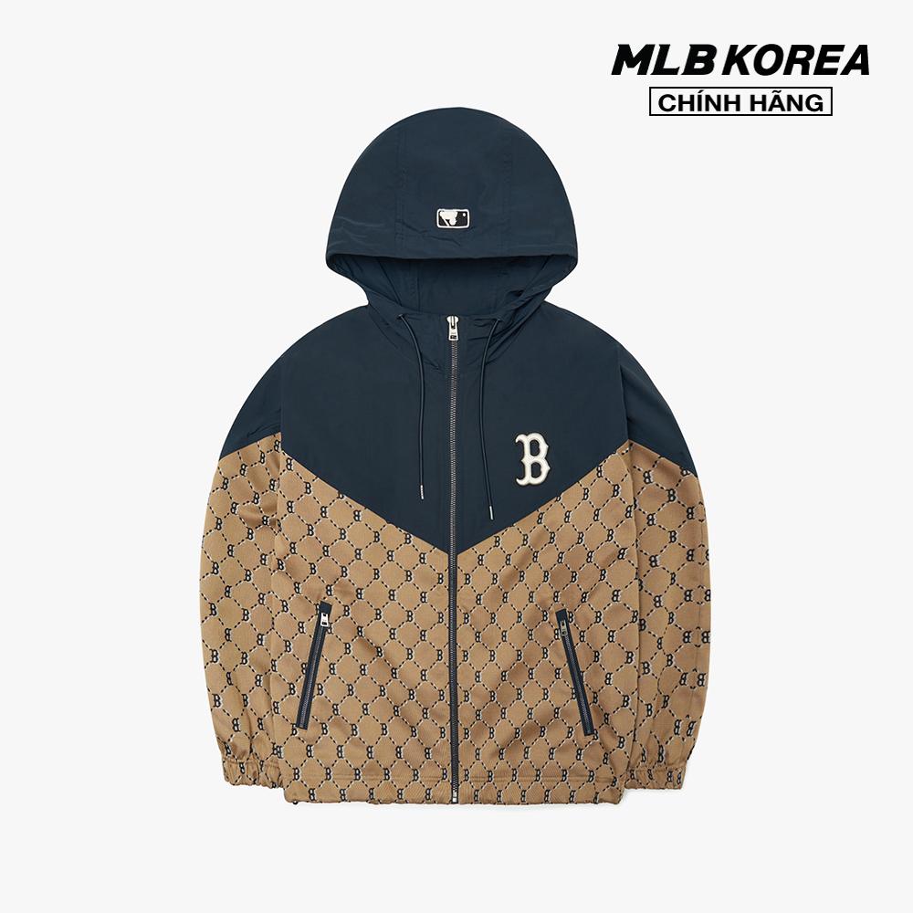 MLB - Áo khoác tay dài phối mũ trùm Dia Monogram Blocking 3AWJM0224