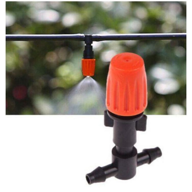 Béc cam đơn gắn T6 T8 phun sương, tưới cây, tưới