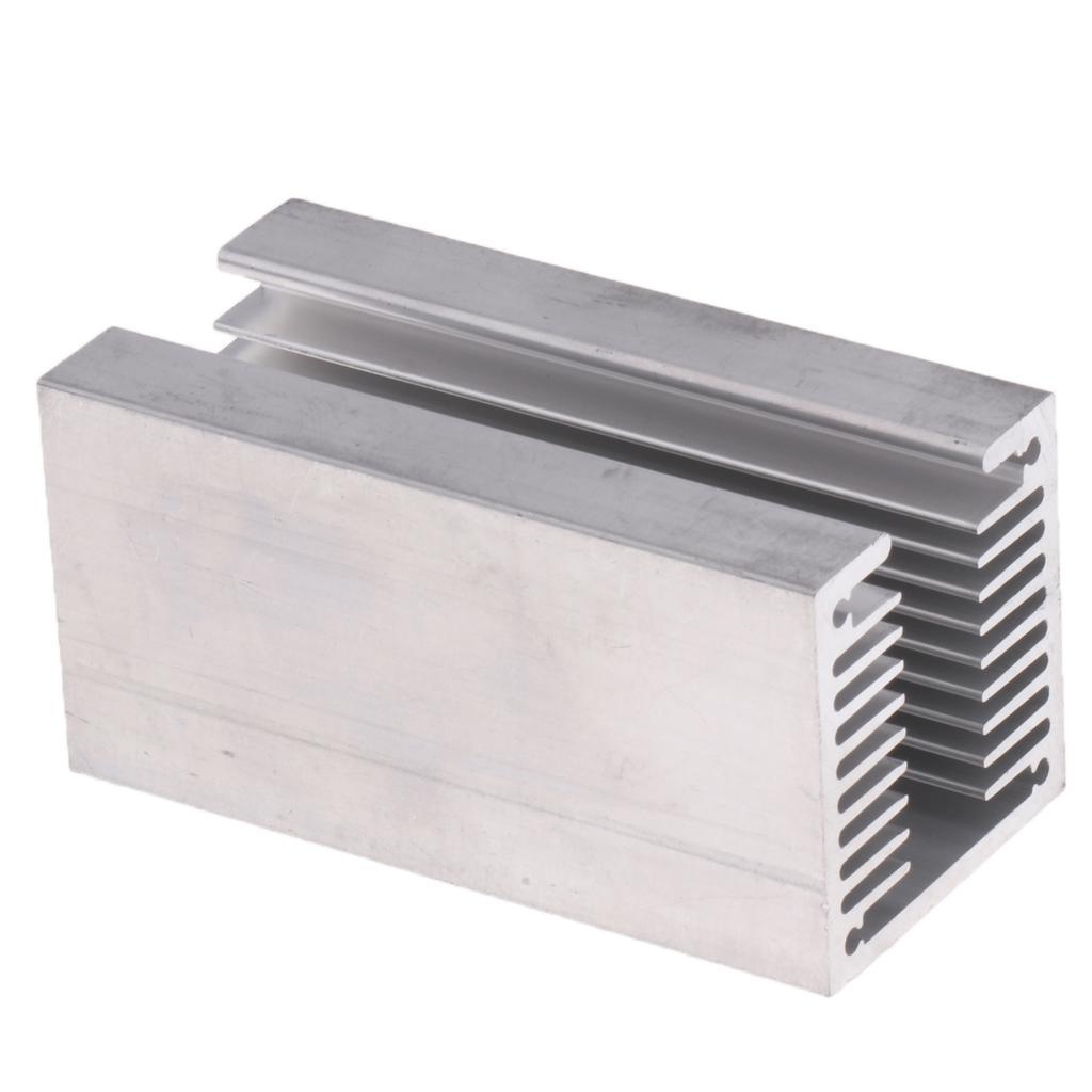 U Slotted   Aluminum 40x40x80mm Cooling  for Transistor