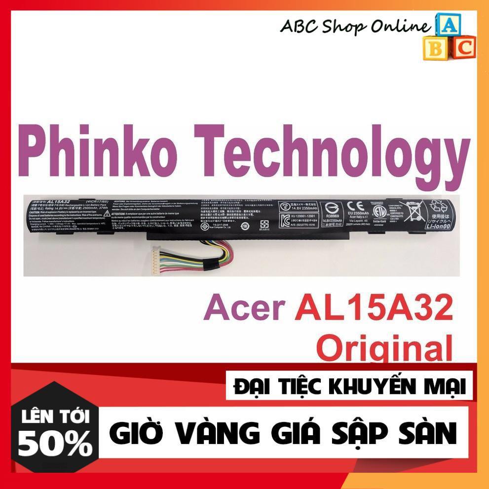 Pin Dùng Cho Laptop Acer E5-573, E5-574, F5-571, AL15A32, 4ICR17/65, E5-422, E5-472, E5-522 E5-522G, E5-532, E5-532T, E5-473, E5-553