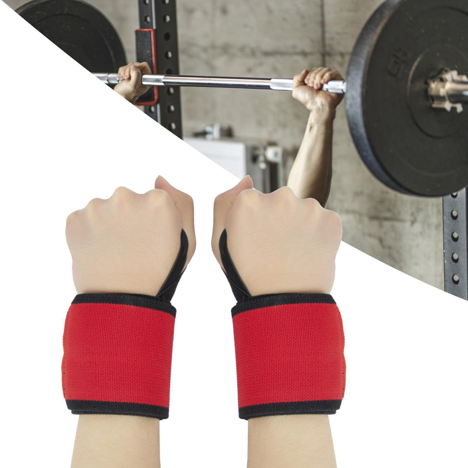 Wrist Wraps Weightlifting Unisex for Strength Training Weight Bearing Strain