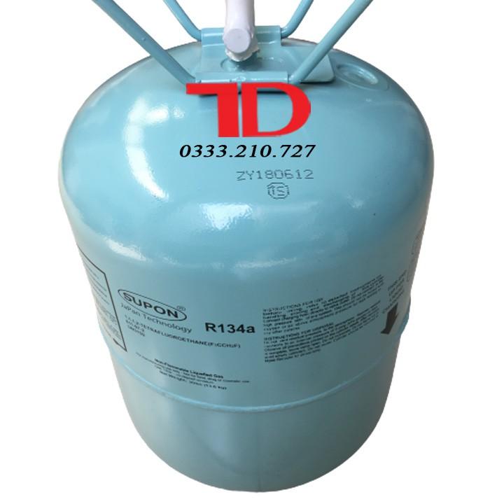 Gas lạnh điều hòa ô tô R134 SUPON 13.6KG, Môi chất lạnh R134